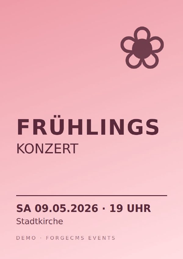 Spring concert