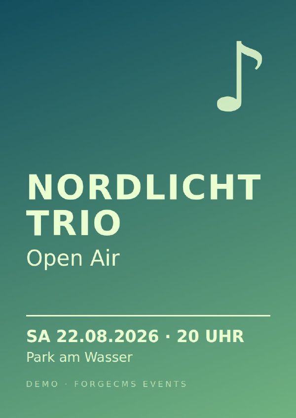 Nordlicht Trio — open air