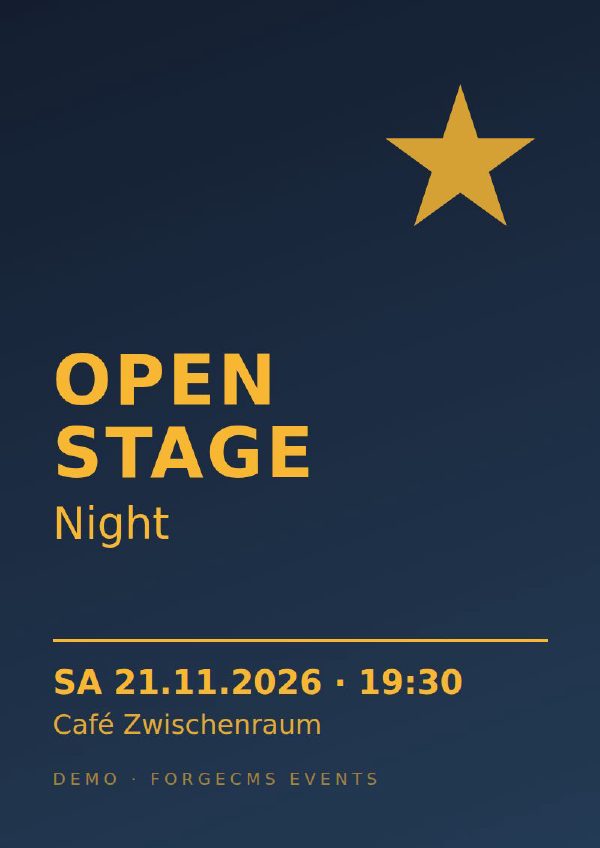 Open Stage Night