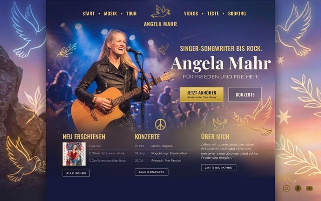Screenshot of Angela Mahr